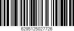 Código de barras (EAN, GTIN, SKU, ISBN): '6295125027726'