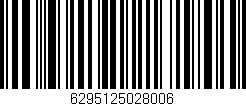 Código de barras (EAN, GTIN, SKU, ISBN): '6295125028006'
