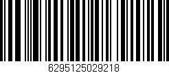 Código de barras (EAN, GTIN, SKU, ISBN): '6295125029218'
