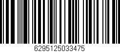 Código de barras (EAN, GTIN, SKU, ISBN): '6295125033475'