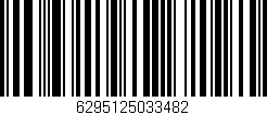 Código de barras (EAN, GTIN, SKU, ISBN): '6295125033482'