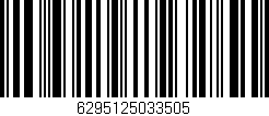 Código de barras (EAN, GTIN, SKU, ISBN): '6295125033505'