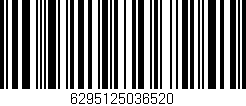 Código de barras (EAN, GTIN, SKU, ISBN): '6295125036520'