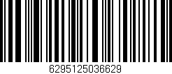 Código de barras (EAN, GTIN, SKU, ISBN): '6295125036629'