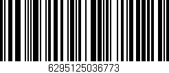 Código de barras (EAN, GTIN, SKU, ISBN): '6295125036773'