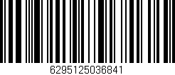 Código de barras (EAN, GTIN, SKU, ISBN): '6295125036841'