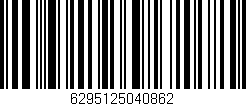 Código de barras (EAN, GTIN, SKU, ISBN): '6295125040862'