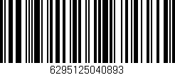 Código de barras (EAN, GTIN, SKU, ISBN): '6295125040893'