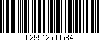 Código de barras (EAN, GTIN, SKU, ISBN): '629512509584'