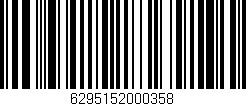Código de barras (EAN, GTIN, SKU, ISBN): '6295152000358'