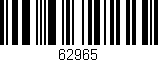 Código de barras (EAN, GTIN, SKU, ISBN): '62965'