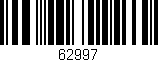 Código de barras (EAN, GTIN, SKU, ISBN): '62997'