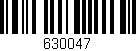 Código de barras (EAN, GTIN, SKU, ISBN): '630047'