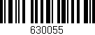 Código de barras (EAN, GTIN, SKU, ISBN): '630055'