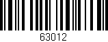 Código de barras (EAN, GTIN, SKU, ISBN): '63012'