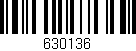 Código de barras (EAN, GTIN, SKU, ISBN): '630136'