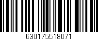 Código de barras (EAN, GTIN, SKU, ISBN): '630175518071'