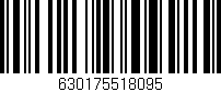 Código de barras (EAN, GTIN, SKU, ISBN): '630175518095'