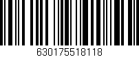 Código de barras (EAN, GTIN, SKU, ISBN): '630175518118'