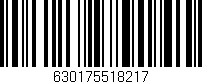 Código de barras (EAN, GTIN, SKU, ISBN): '630175518217'