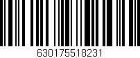 Código de barras (EAN, GTIN, SKU, ISBN): '630175518231'