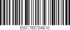 Código de barras (EAN, GTIN, SKU, ISBN): '6301765704610'