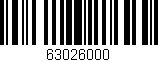 Código de barras (EAN, GTIN, SKU, ISBN): '63026000'