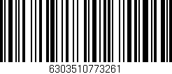 Código de barras (EAN, GTIN, SKU, ISBN): '6303510773261'