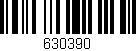 Código de barras (EAN, GTIN, SKU, ISBN): '630390'