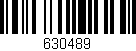 Código de barras (EAN, GTIN, SKU, ISBN): '630489'