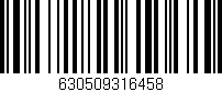 Código de barras (EAN, GTIN, SKU, ISBN): '630509316458'