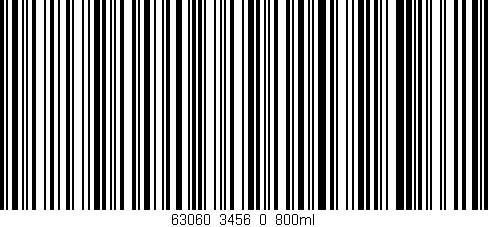 Código de barras (EAN, GTIN, SKU, ISBN): '63060_3456_0_800ml'