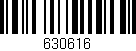 Código de barras (EAN, GTIN, SKU, ISBN): '630616'