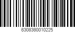 Código de barras (EAN, GTIN, SKU, ISBN): '6308380010225'
