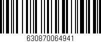Código de barras (EAN, GTIN, SKU, ISBN): '630870064941'
