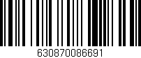 Código de barras (EAN, GTIN, SKU, ISBN): '630870086691'