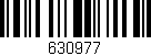 Código de barras (EAN, GTIN, SKU, ISBN): '630977'