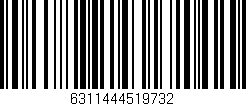 Código de barras (EAN, GTIN, SKU, ISBN): '6311444519732'
