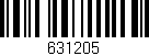 Código de barras (EAN, GTIN, SKU, ISBN): '631205'