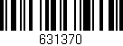 Código de barras (EAN, GTIN, SKU, ISBN): '631370'