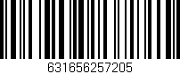 Código de barras (EAN, GTIN, SKU, ISBN): '631656257205'