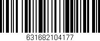 Código de barras (EAN, GTIN, SKU, ISBN): '631682104177'