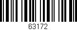 Código de barras (EAN, GTIN, SKU, ISBN): '63172'