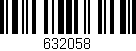 Código de barras (EAN, GTIN, SKU, ISBN): '632058'