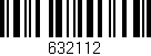 Código de barras (EAN, GTIN, SKU, ISBN): '632112'