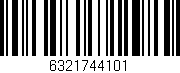 Código de barras (EAN, GTIN, SKU, ISBN): '6321744101'