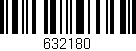 Código de barras (EAN, GTIN, SKU, ISBN): '632180'