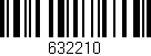 Código de barras (EAN, GTIN, SKU, ISBN): '632210'