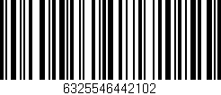 Código de barras (EAN, GTIN, SKU, ISBN): '6325546442102'