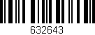 Código de barras (EAN, GTIN, SKU, ISBN): '632643'